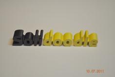 How To Make A 3D Logo Or Name 3D Printer Model