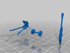 ZIS 3 76mm Gun 3D Printer Model