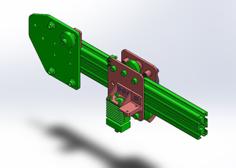 Tevo Tarantula Simple Modular X Carriage With Layer Fan 3D Printer Model