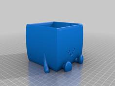 Happy Sitting Pot 3D Printer Model