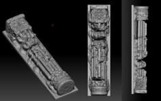 Kingdom Death Column 3D Printer Model