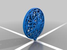 Sacred Geo Pendant / Ornament 3D Printer Model