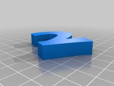 Numeric Dice 3D Printer Model