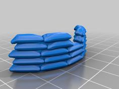 28mm Sandbags For Trench 3D Printer Model