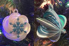 Festive Christmas Ornaments 4 3D Printer Model