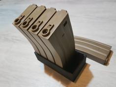 M4 / AR15 STANAG Magazine Stand 3D Printer Model