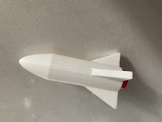 Low Poly Missile 3D Printer Model