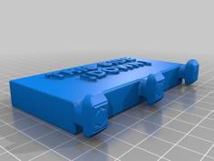 M3-keyed Extension For Desktop CNC Bed (with T-channels) 3D Printer Model