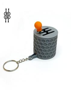 Gearshift Keychain V2 3D Printer Model