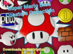 Super Mario Bros Coasters Collection 3D Printer Model