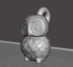 Owl Keychain 3D Printer Model