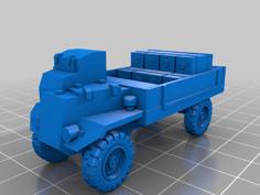 AEC 4 X 4 Armoured Ammunition Carrier 3D Printer Model