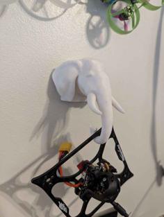 Elephant Key Hook 3D Printer Model