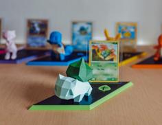 Pokemon Card Stands 3D Printer Model