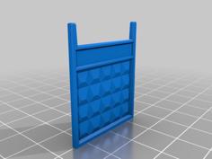 PO-2 (ПО-2) USSR Concrete Fence In H0 Scale 3D Printer Model