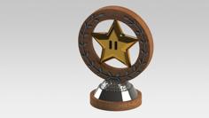 Star Trophy M 3D Printer Model