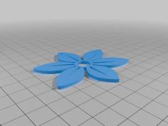 3 Differend Flowers. 3D Printer Model