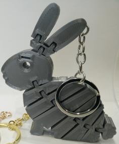 Flexi Rabbit Keychain [reupload] 3D Printer Model