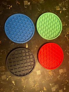 Geomentric Coaster Set 3D Printer Model