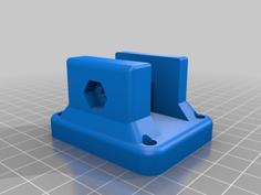 2″ Caster Mount 3D Printer Model