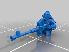 Solar Tank Crew 3D Printer Model