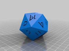 Dark Elf 50mm Dice Set 3D Printer Model