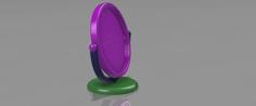 LED Round Mirror 3D Printer Model