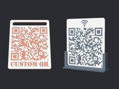 Customizable QR Keyring Or Tag 3D Printer Model