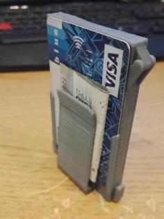 Slim Wallet With Money Clip 3D Printer Model