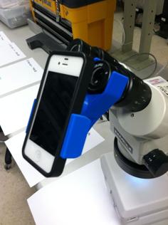 Universal Microscope Phone Adapter 3D Printer Model