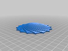 Sunflower Mandala 3D Printer Model