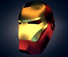 IronMan Helmet Lifesize Scale 3D Printer Model