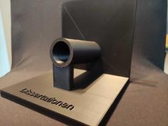 Cement Kiln Book End – Customizable 3D Printer Model