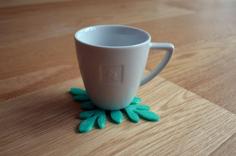 Leaf Shaped Coaster 3D Printer Model