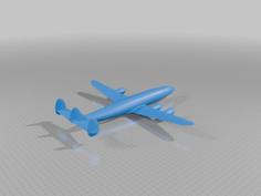 Lockheed L1049 Connie Transport 3D Printer Model