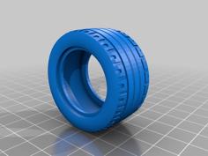 LEGO Wheel + TIRE 43.2 X 22 ZR 3D Printer Model