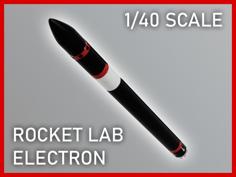 Rocket Lab Electron 3D Printer Model