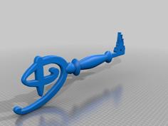 Disney Key 3D Printer Model