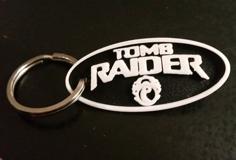 Tomb Raider Key Ring 3D Printer Model