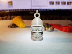 Bender Head Keychain 3D Printer Model