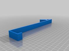 Heavy Duty Coat Hanger For 35mm Thick Door, 250mm Height 3D Printer Model