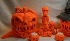 Pumpkin Head By BSGMiniatures – REMIX 3D Printer Model