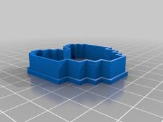 Undertale Heart Cookie Cutter 3D Printer Model