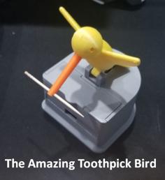 The Amazing Toothpick Bird 3D Printer Model