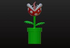 Piranha Plant 3D Printer Model