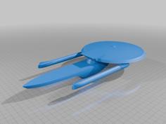 Nebular Class_Excelsior Variant-Star Trek 3D Printer Model