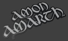 Amon Amarth Logo 3D Printer Model