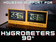 Housing Support For Hygrometers With 90° Tilt 3D Printer Model