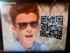 Discrete Rick Roll QR Code 3D Printer Model