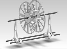 RepRap RoofTop Spool Stand 3D Printer Model